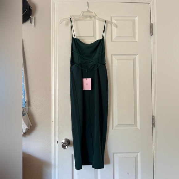 Hello Molly Emerald Green Midi Dress - Picture 3 of 3